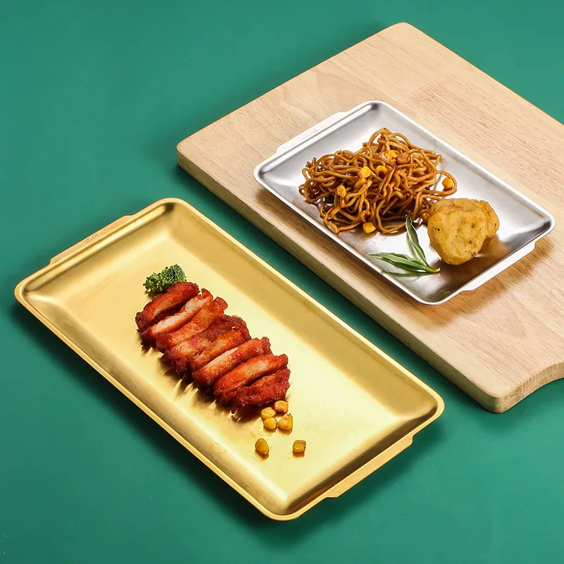 Customize stainless steel serving tray