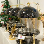 New Arrivals Chafers Catering Black Luxury with Hanging Lid (3)
