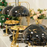 New Arrivals Chafers Catering Black Luxury with Hanging Lid (5)