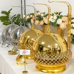 New Gold Chafer Stainless Steel Luxury Pearl Chafing Dish Silver Golden