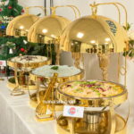 New Gold Chafing Dish Set Wholesale, Round Buffet Set Custom (5)