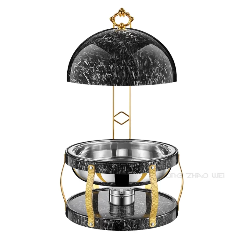 chafing dish preto personalizado