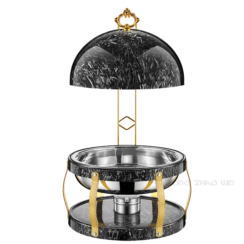 custom black chafing dish