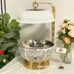 New Custom Stainless Steel Chafing Food Warmer, Pumpkin Fuel Chafing Dish in Bulk (8)