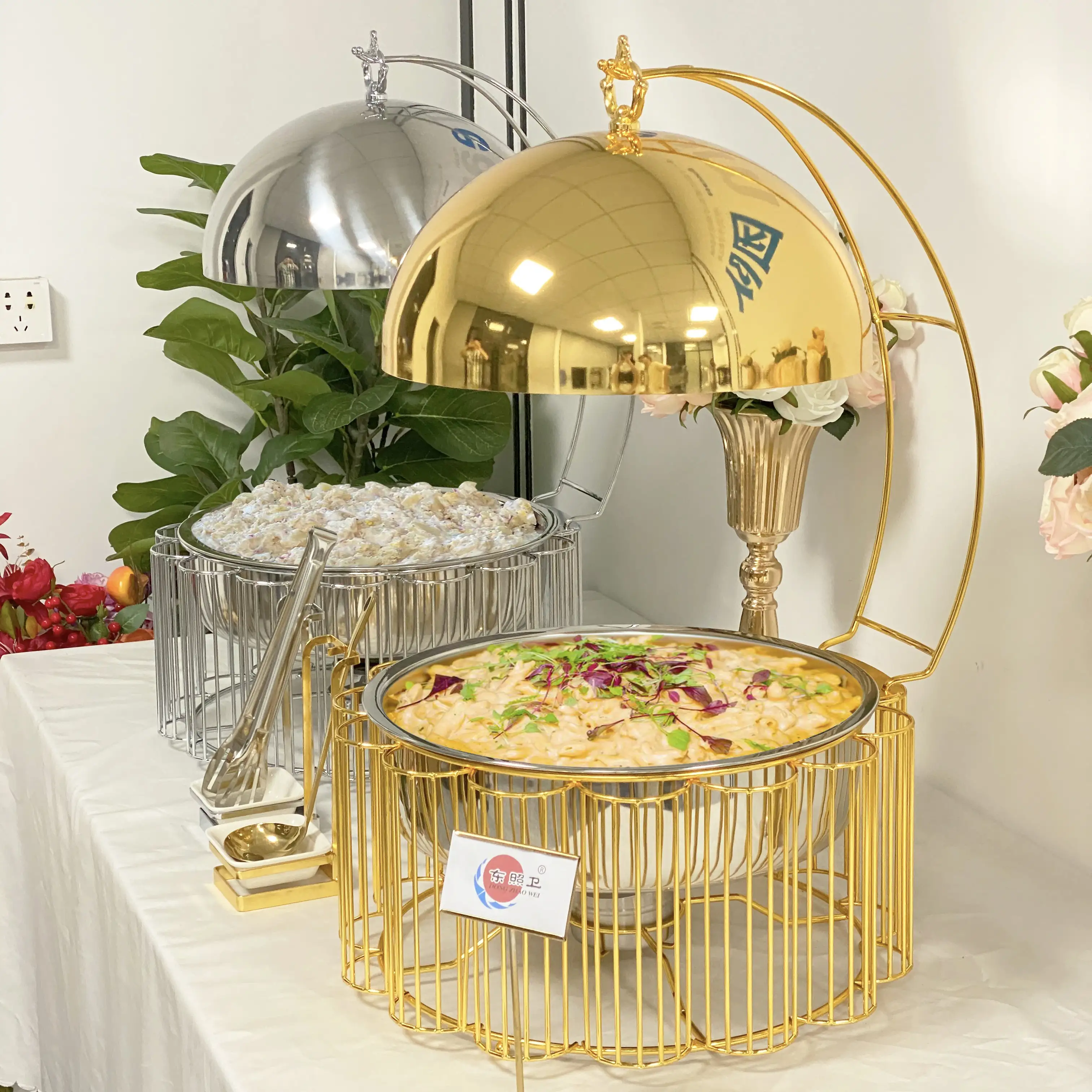 Wholesale Maaodern Fancy Chafing Dish with Lid (16)
