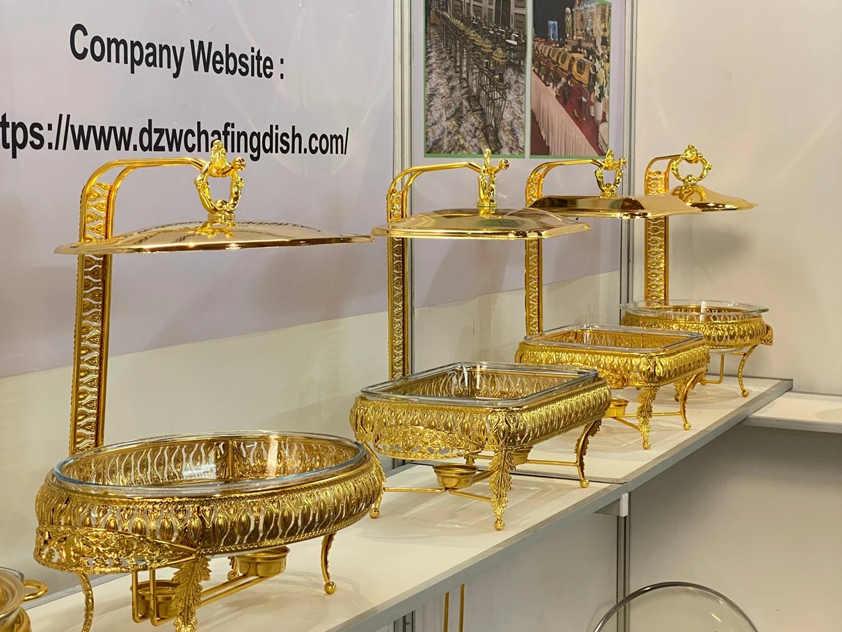 wholesale luxury stainless steel chafing dish set