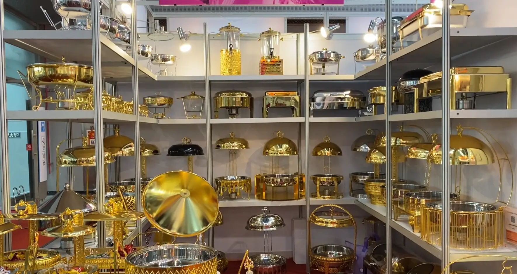 Canton Fair 2025 Dongzhaowei Stainless Steel Chafing Dishes Manufacturer