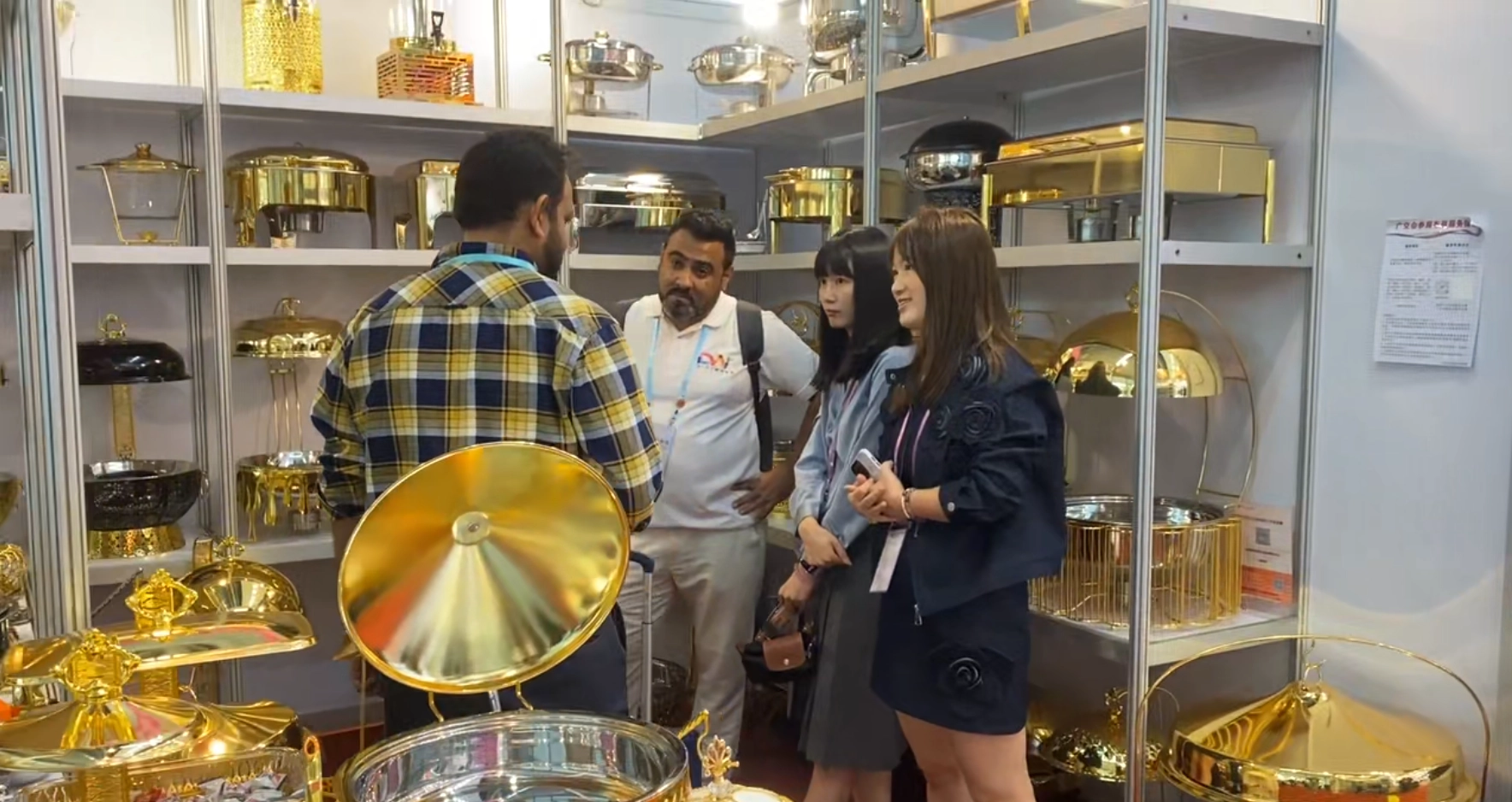 Canton Fair 2025 Dongzhaowei Stainless Steel Chafing Dishes Manufacturer