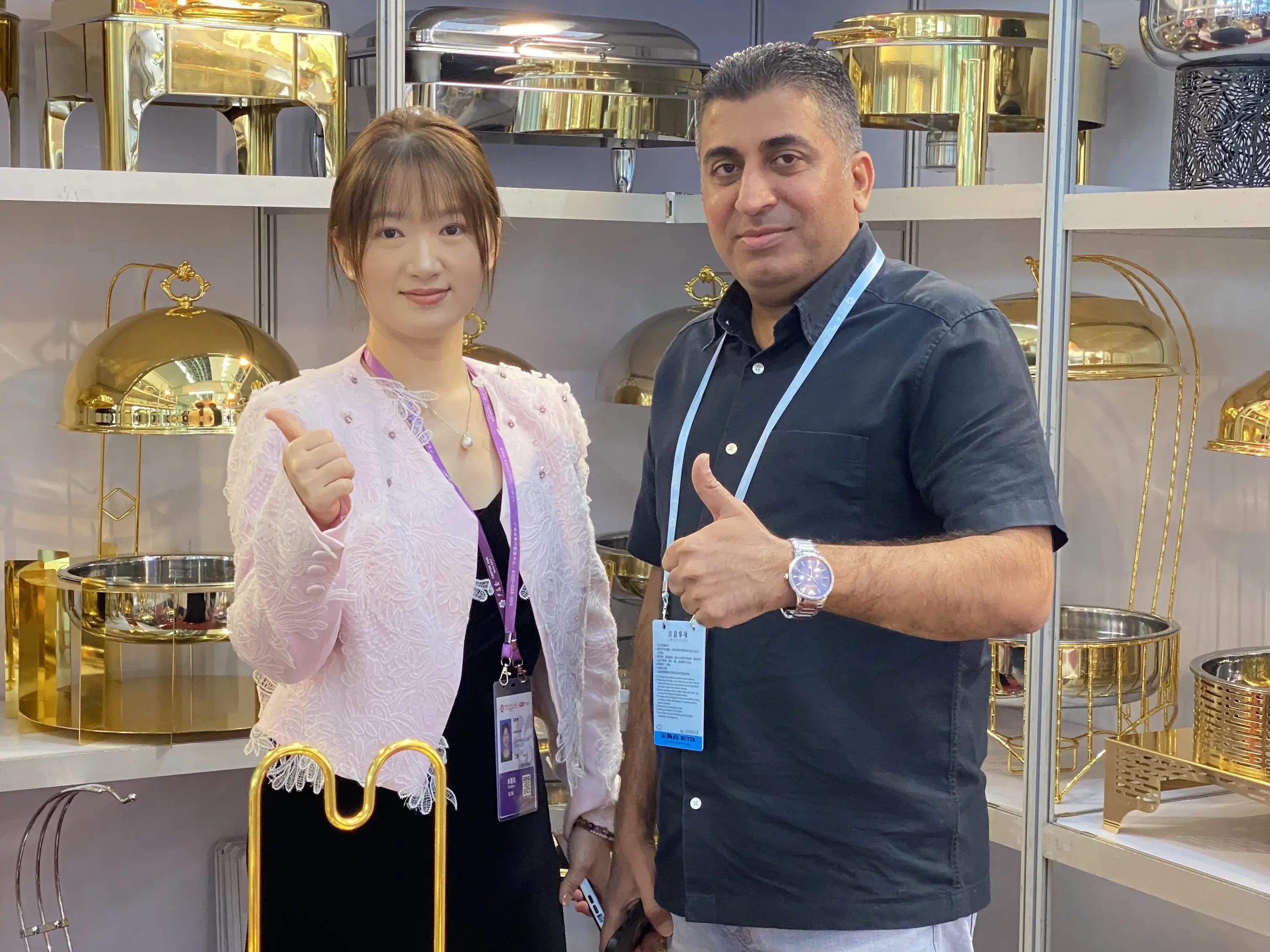 Canton Fair 2025 Dongzhaowei Stainless Steel Chafing Dishes Manufacturer