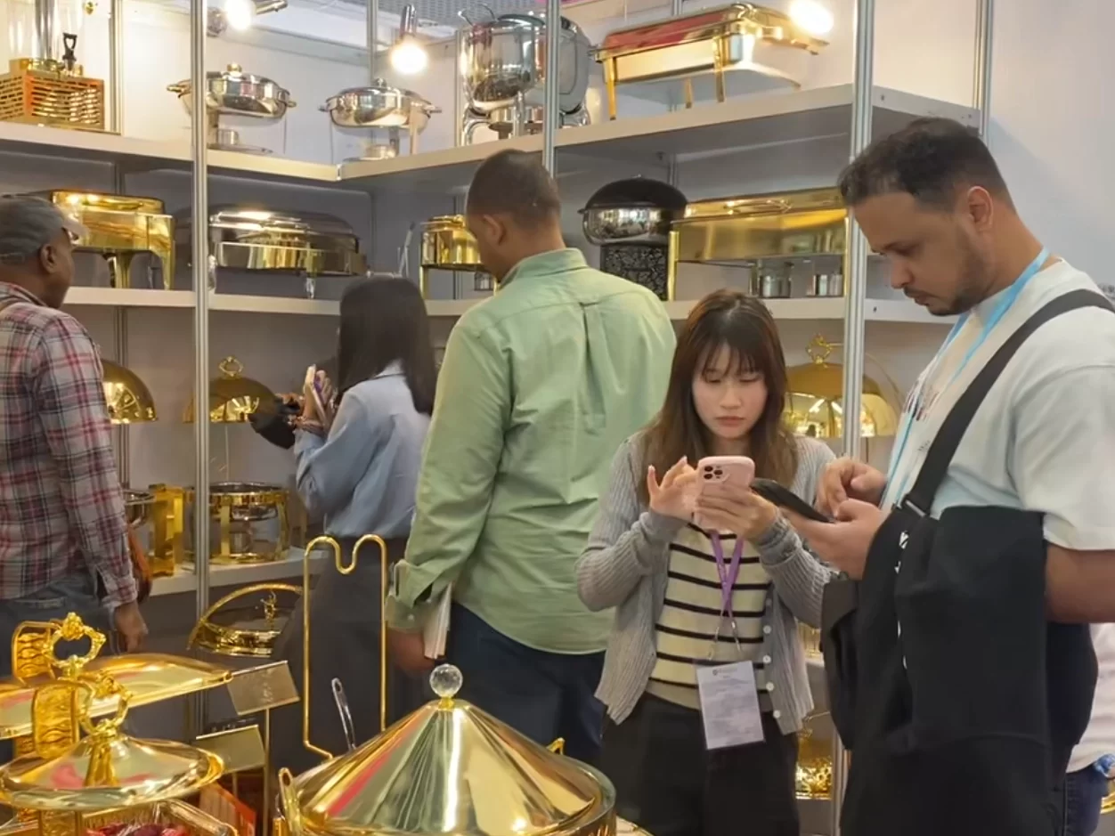 Canton Fair 2025 Dongzhaowei Stainless Steel Chafing Dishes Manufacturer