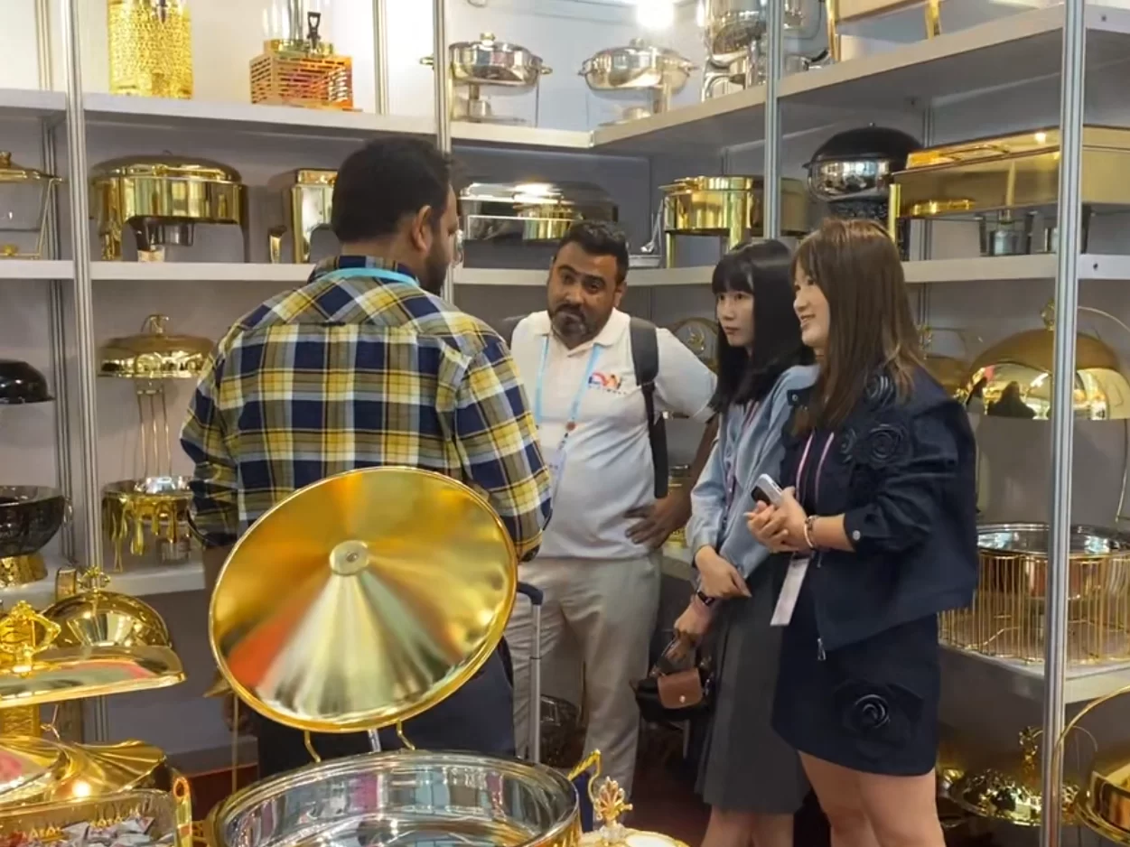 Canton Fair 2025 Dongzhaowei Stainless Steel Chafing Dishes Manufacturer