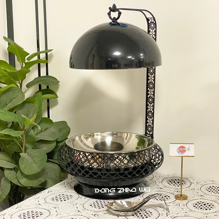 カスタムラウンドチェーフィングディッシュ ブラックパール(2)