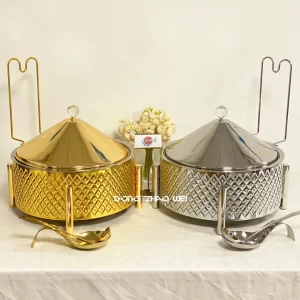 custom stainless steel chafing dish with lid (1)