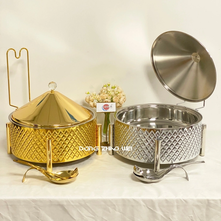 custom stainless steel chafing dish with lid (2)