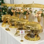 Wholesale Gold Chafing Dish ABC Lily Chafing Dish (1)