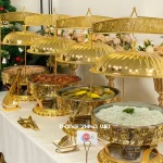 Wholesale Gold Chafing Dish ABC Lily Chafing Dish (3)