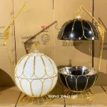 Wholesale Stainless Chafing Dish Black and White Globe Food Warmer for Buffet