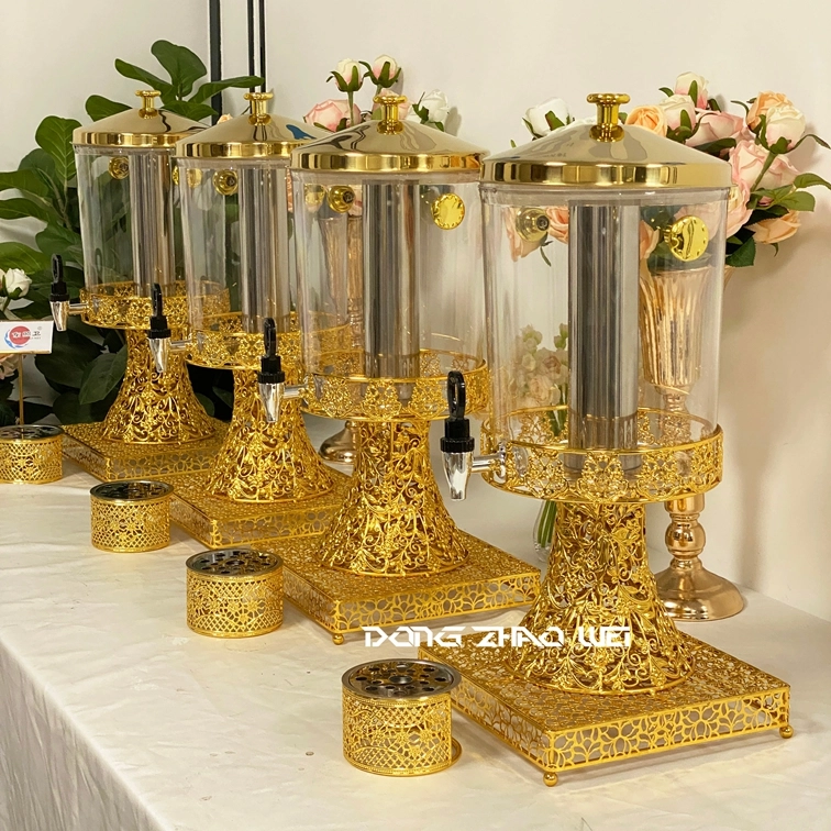 卸売飲料ディスペンサー黄金豪華なジュース ディスペンサー サプライヤー