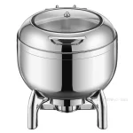Wholesale Commercial Chafing Dishes 11L, Silver Luxury Hydraulic Food Warmer Manufacturer (2)