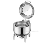 Wholesale Commercial Chafing Dishes 11L, Silver Luxury Hydraulic Food Warmer Manufacturer (3)