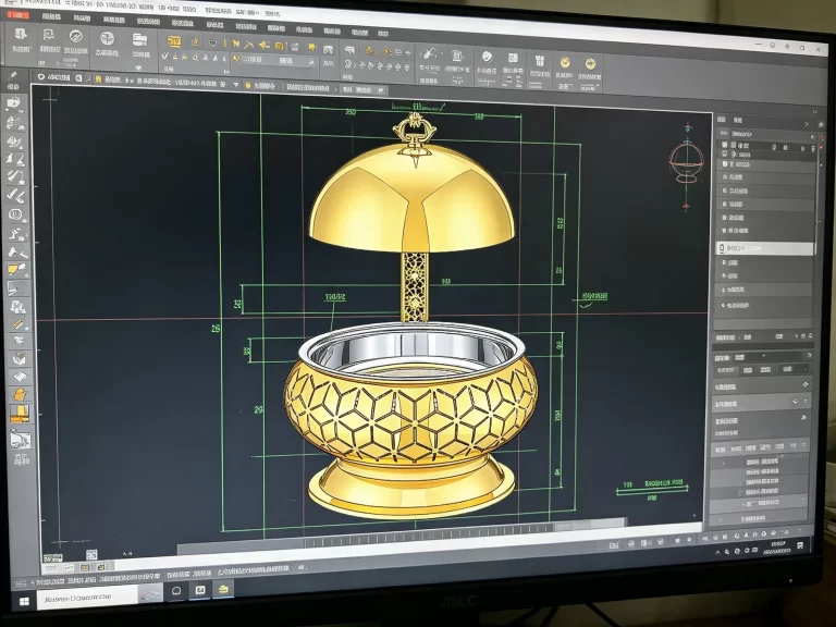 chafing dish CAD image