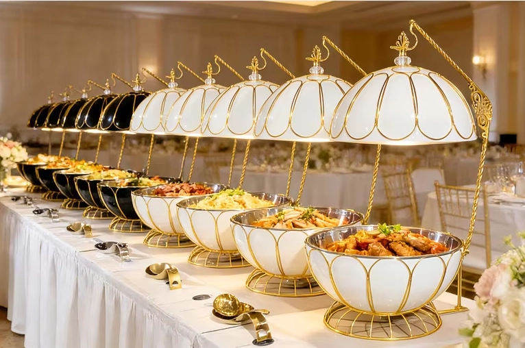Venda por grosso de equipamento para buffets de catering destinado a empresas de eventos