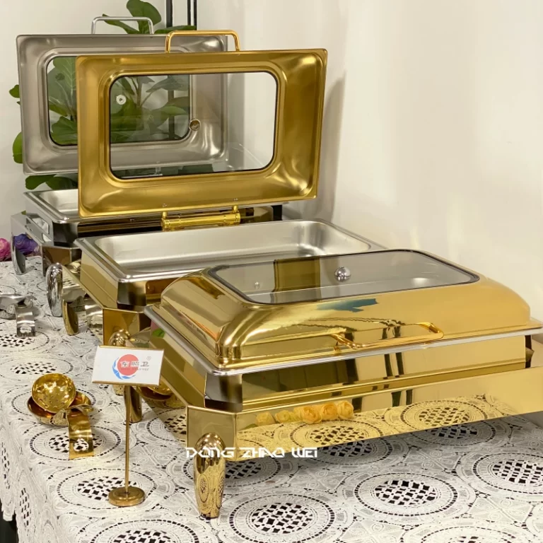 custom rectangular chafing dishes