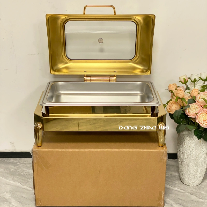 custom rectangular chafing dishes