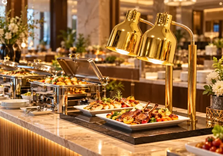 Lámpara calentadora de alimentos para bufé: lo que deben tener en cuenta los hoteles y restaurantes antes de comprarla